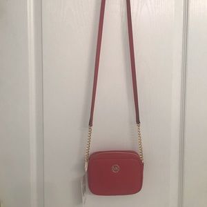 Micheal Kors Red Cross Body Bag